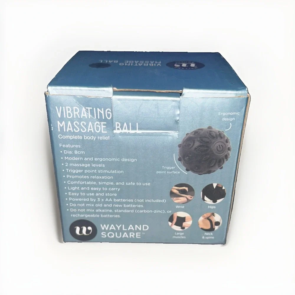 Wayland Square Vibrating Massage Ball 2 Speeds Complete Body Relief